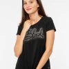 T-shirt Maison Espin Con Strass