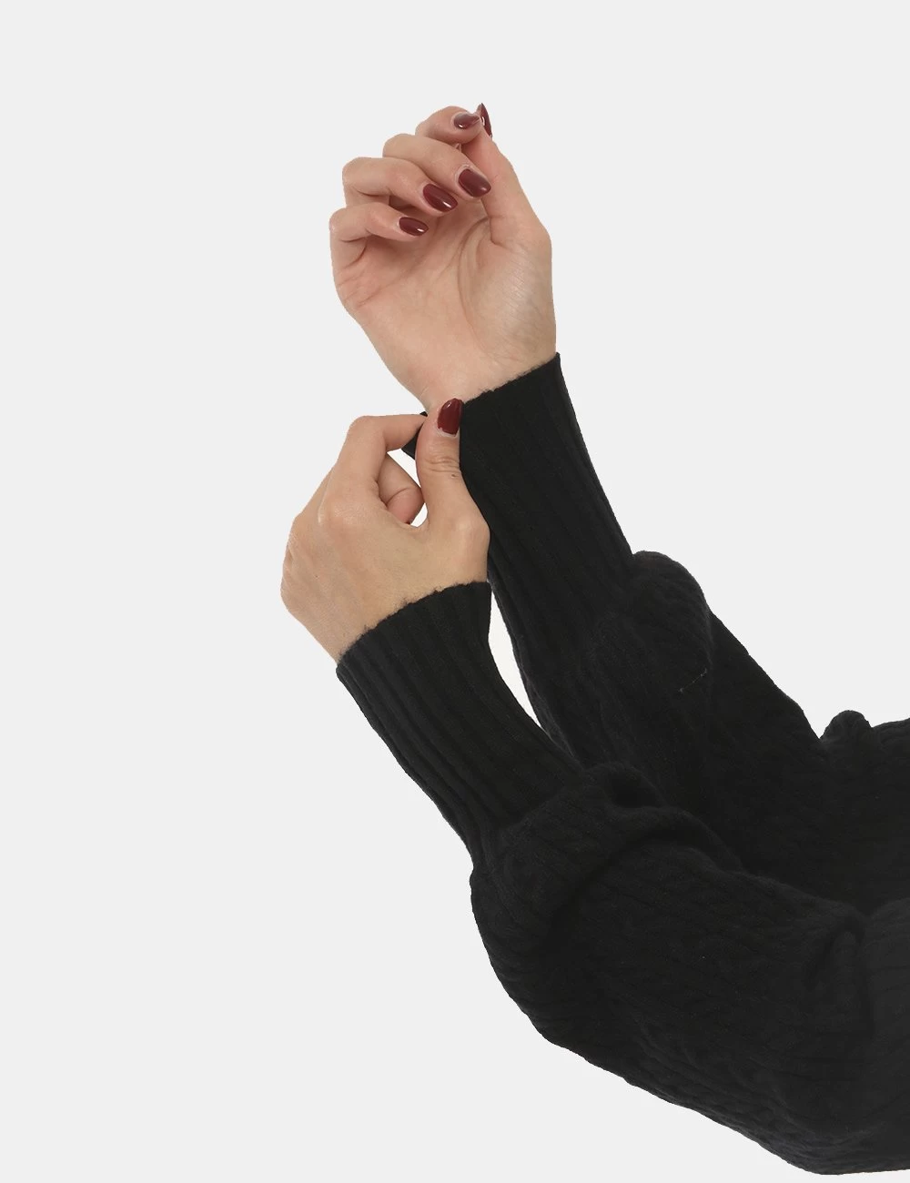 YES.ZEE Vestito Yes Zee A Collo Alto Lavorazione A Trecce - immagine 3