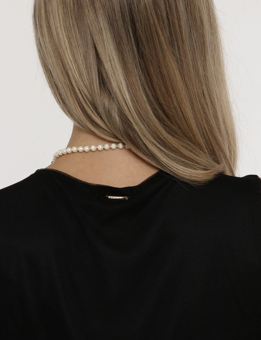 Vestito Fracomina Nero E Glitter - immagine 4