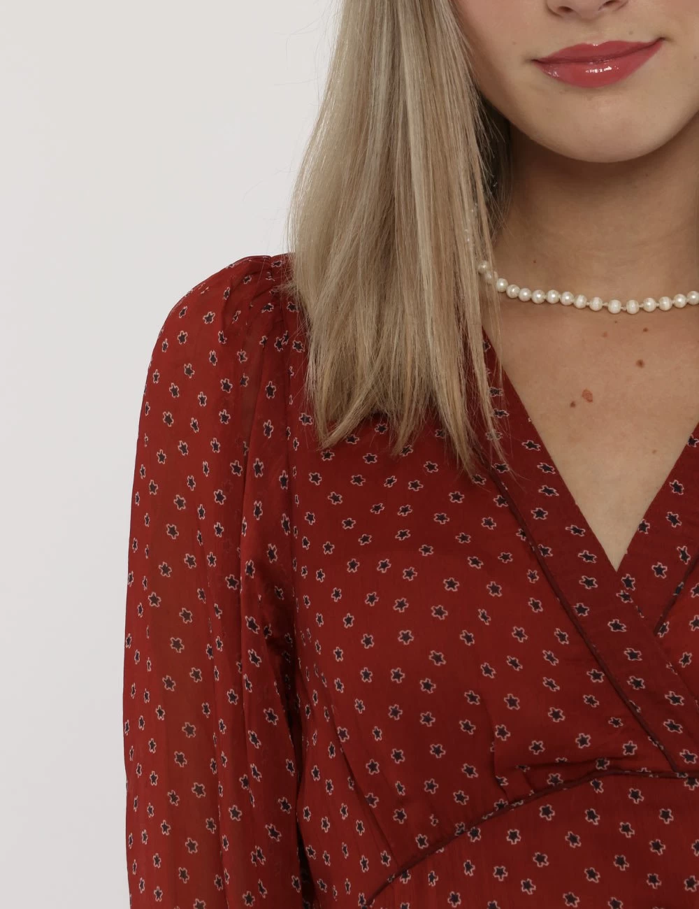 Vestito Pepe Jeans Bordeaux - immagine 3