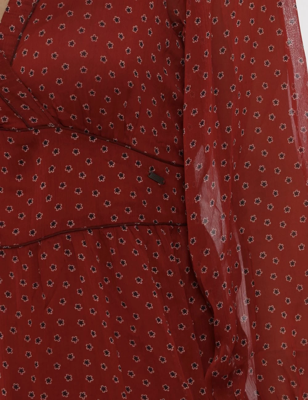 Vestito Pepe Jeans Bordeaux - immagine 6