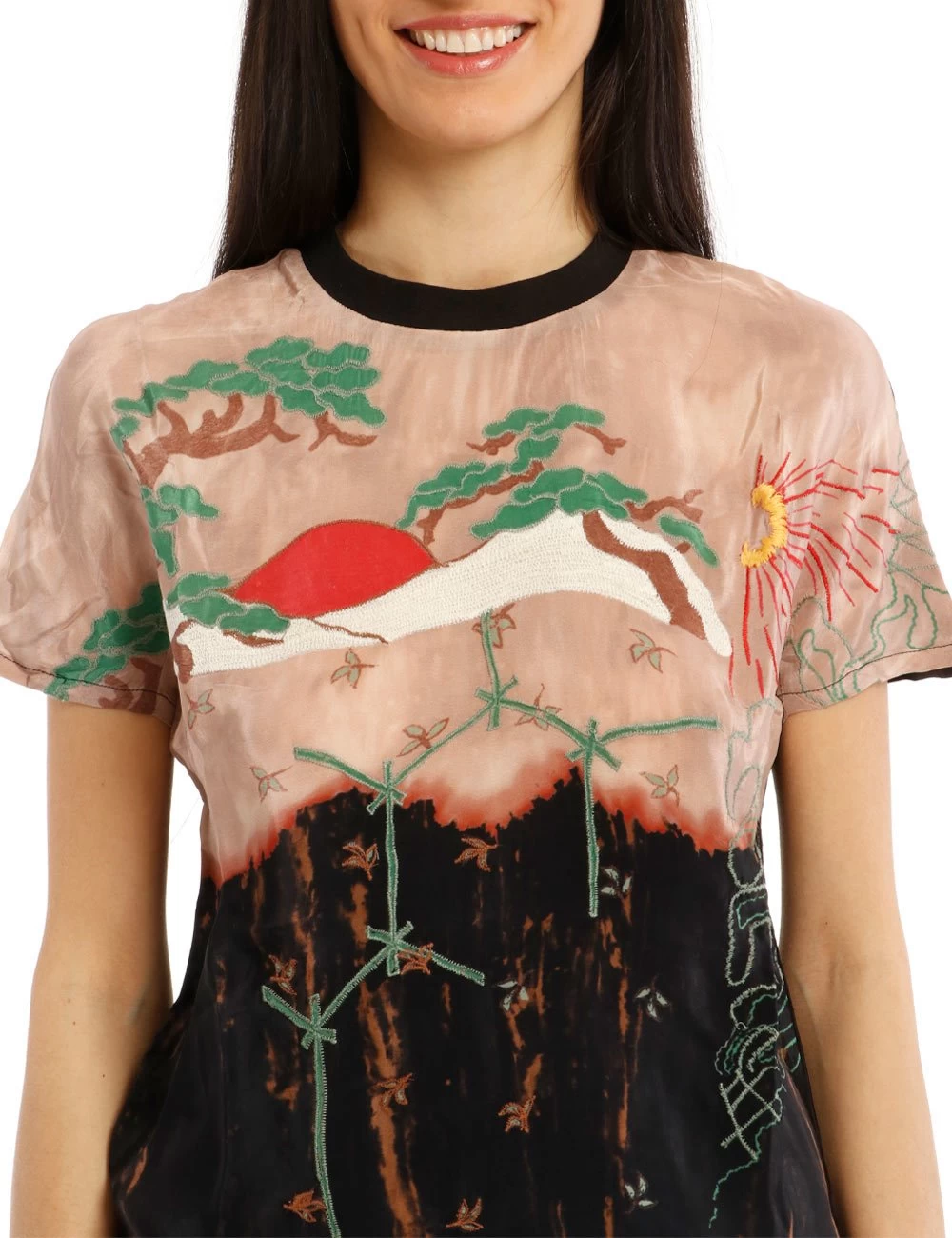 T-shirt Desigual Stampa Giapponese - immagine 4