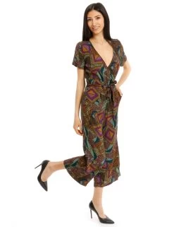 Tuta Desigual Con Scollo Incrociato