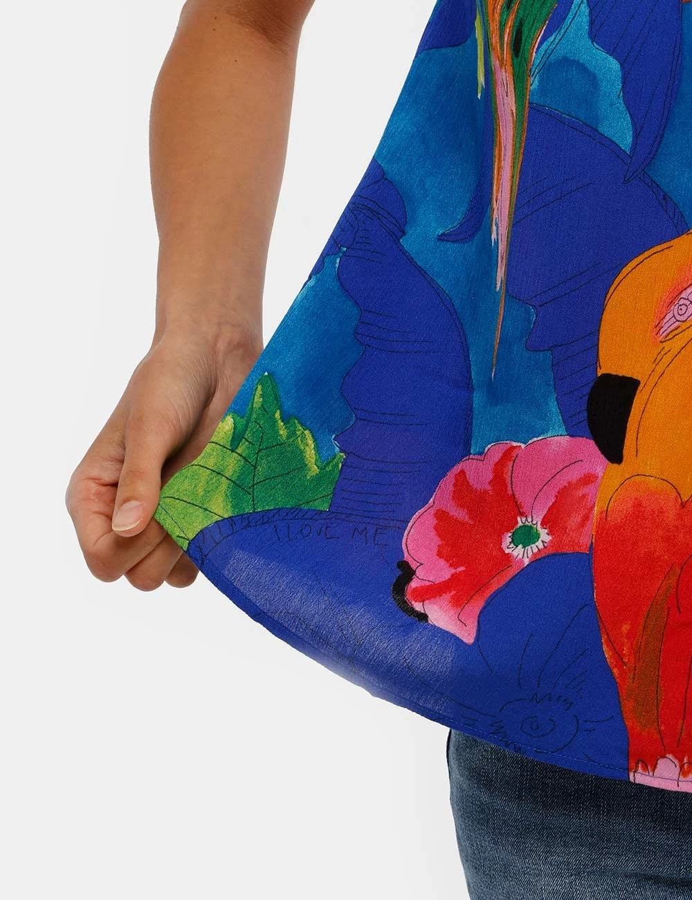 Top Desigual Colorato - immagine 4