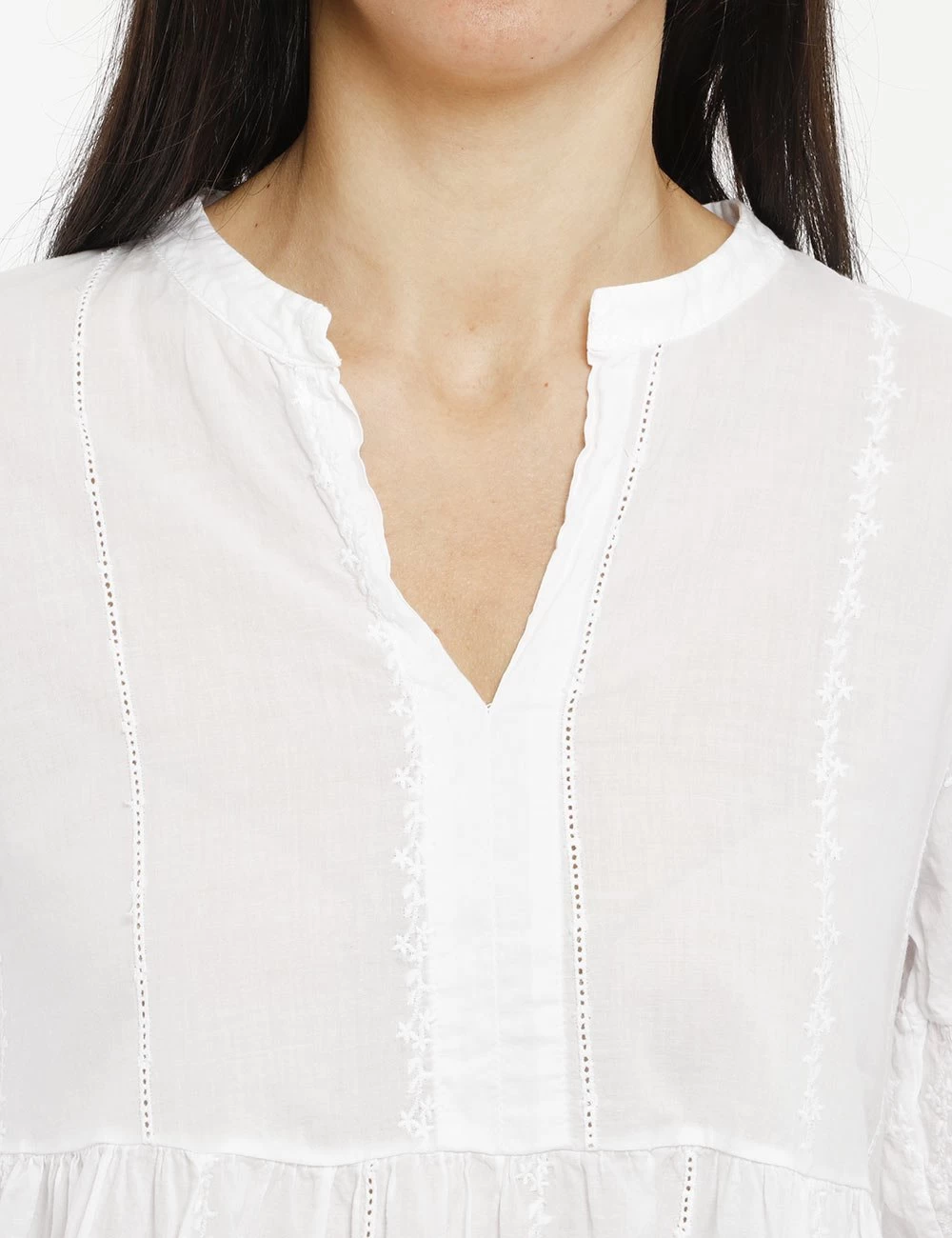 Camicia Markup Scollo A V - immagine 3