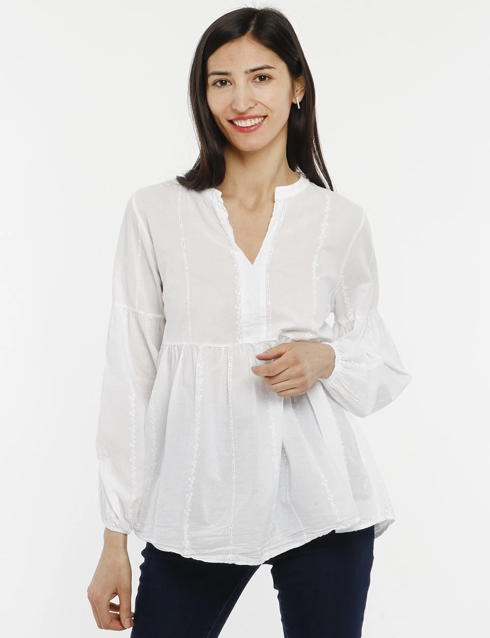 Camicia Markup Scollo A V