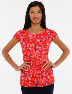 Camicia Superior A Maniche Corte