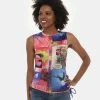 Top Desigual Canotta Fantasia