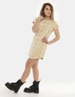YES.ZEE Vestito Yes Zee Beige