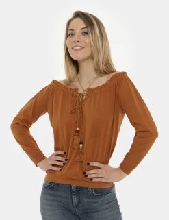 T-shirt Fifty Four Marrone