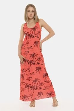 Vestito F**k Arancione Fantasia