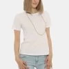 T-shirt Fracomina Bianca Con Collana