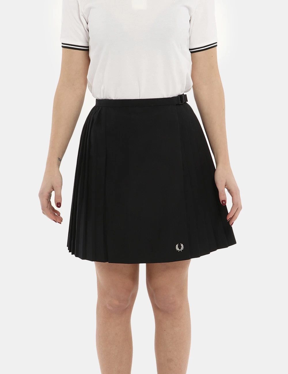 Gonna Fred Perry Nero - immagine 6