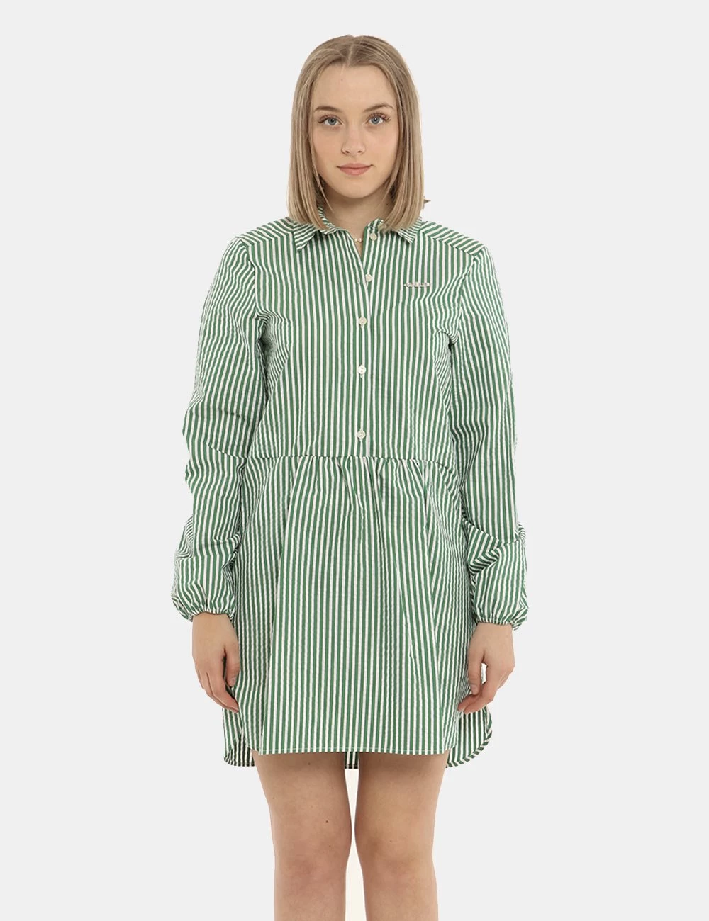 Vestito Gaelle Rigato Bianco/verde - immagine 5