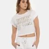 T-shirt Imperfect Bianca Con Glitter