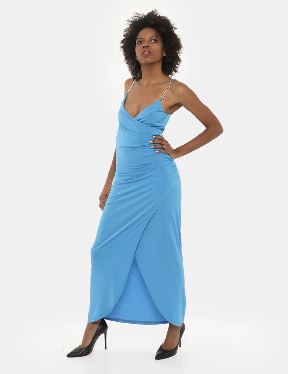 Vestito Vougue Azzurro Turchese