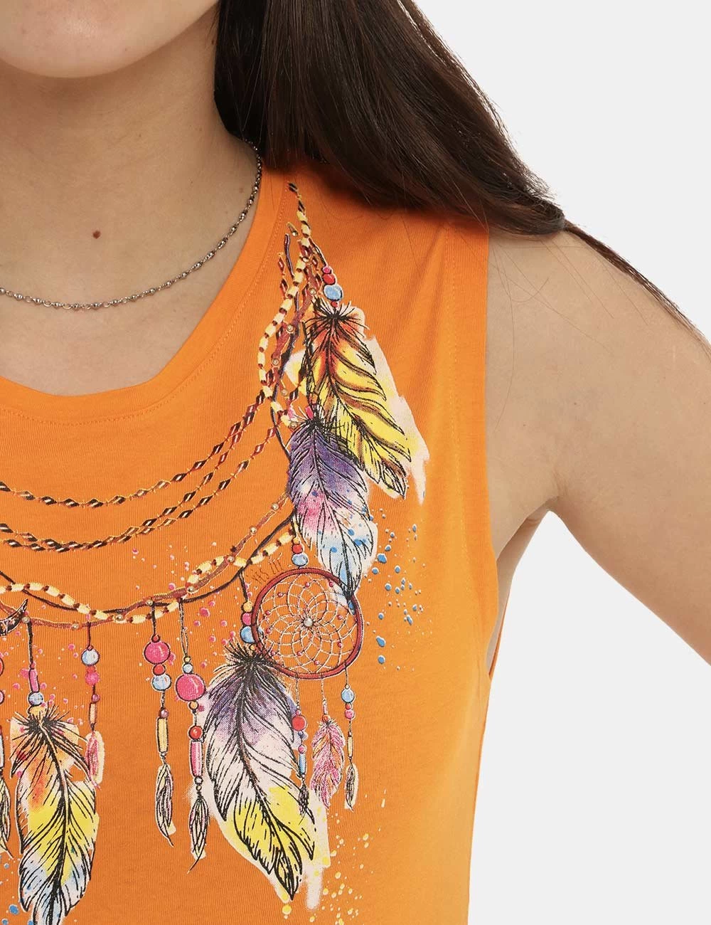 YES.ZEE Top Yes Zee Arancione - immagine 3