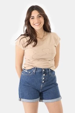 YES.ZEE T-shirt Yes Zee Beige