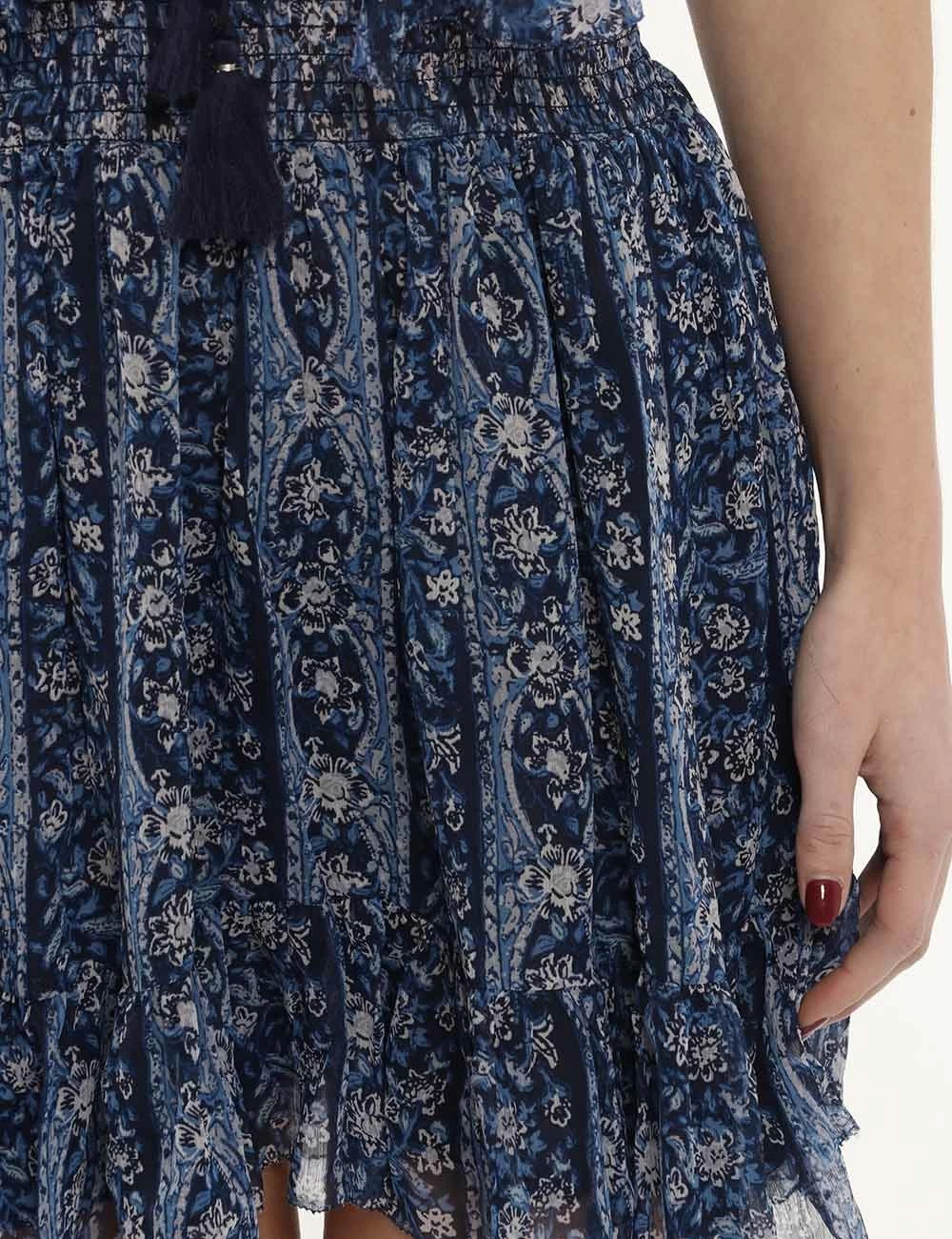 Vestito Pepe Jeans Fantasia Blu - immagine 4