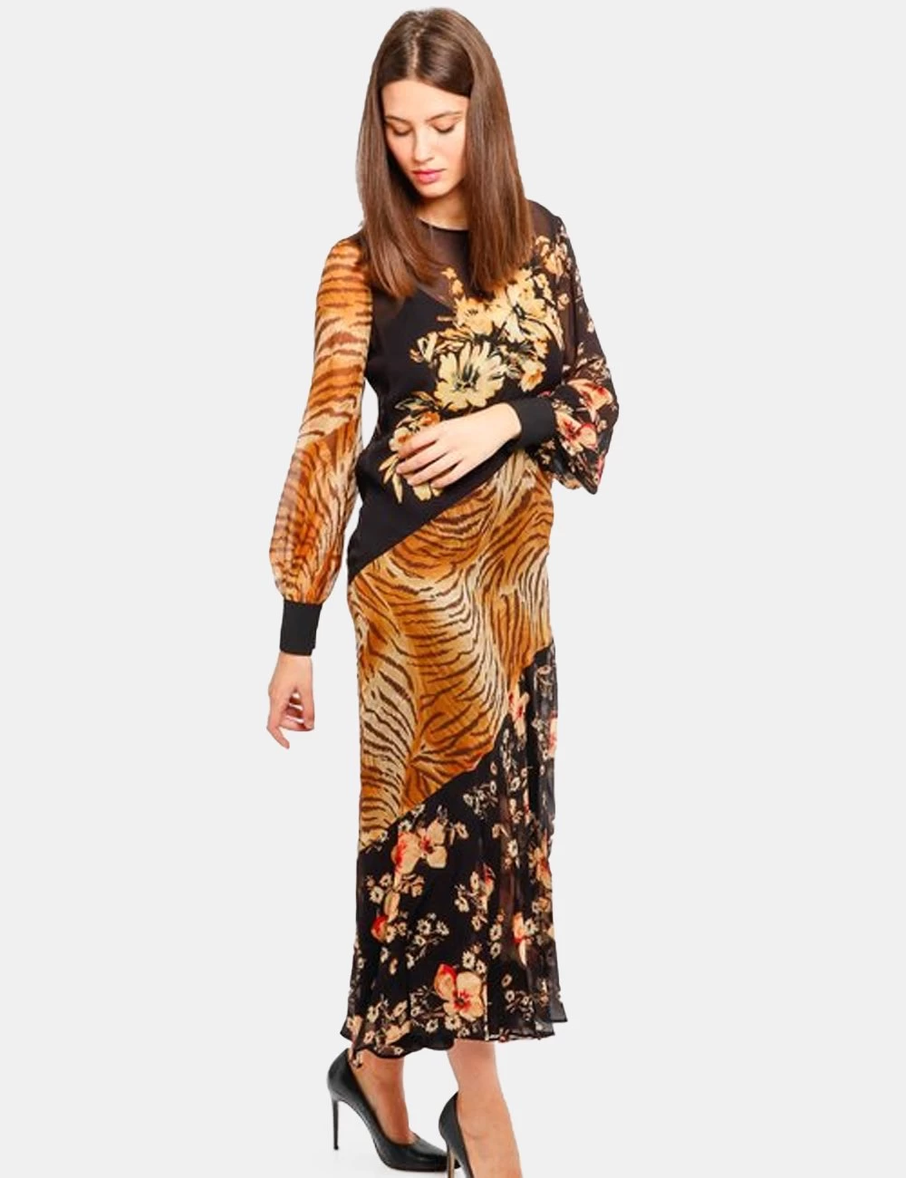 Vestito Twin Set A Maniche Lunghe