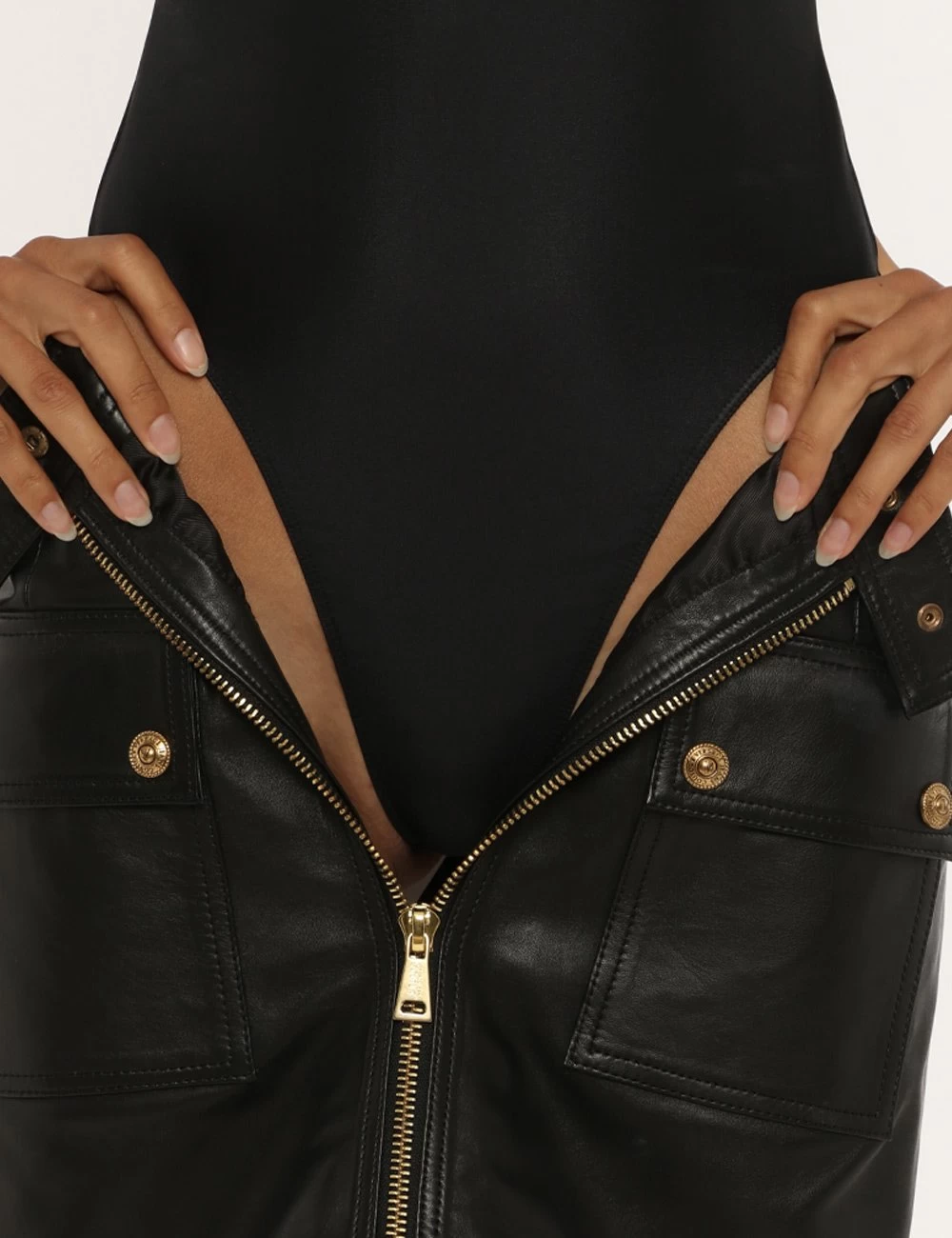 Top Versace Jeans Couture Body Nero - immagine 3