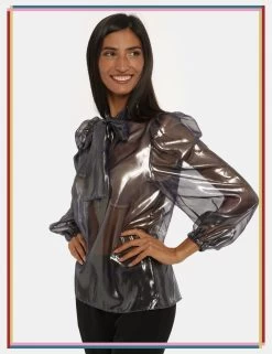 Maglia Caractere Nero Trasparente